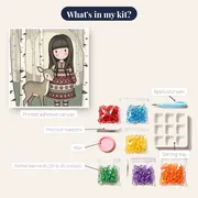 Gorjuss Birch Forest Companions – kit contents