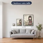 Gorjuss et le Faon des Bouleaux – tailles disponibles