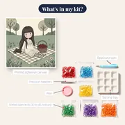 Strawberry Picnic in the Meadow – kit contents