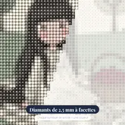 Pique-nique aux fraises – gros plan des diamants