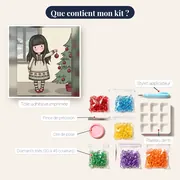 Sapin de Noël enneigé – contenu du kit