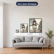 Gorjuss Meisje bij de Kerstboom – beschikbare formaten