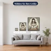 Ballerina auf der Blumenbühne – verfügbare Größen