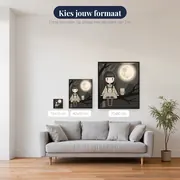Gorjuss Meisje onder de Volle Maan – beschikbare formaten