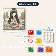 Daisy Crown Flower Basket – kit contents