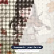 La Violoniste du Parc d’Automne – gros plan des diamants