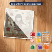 La Violoniste du Parc d’Automne – kit prêt à commencer
