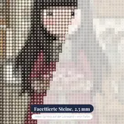 Gorjuss mit rosa Törtchen – Nahaufnahme der Steine
