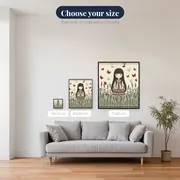 Gorjuss Girl Among Lavender Butterflies – available sizes