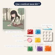 Gorjuss au bateau de papier – contenu du kit