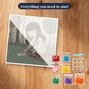Gorjuss Girl with Paper Boat – kit ready to start