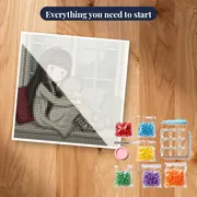 Rainy Window Teddy Bear – kit ready to start
