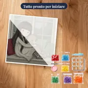 Gorjuss con orsetto alla finestra – kit pronto per iniziare
