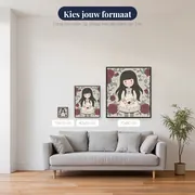 Gorjuss-meisje met liefdesbrief – beschikbare formaten