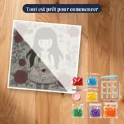 Gorjuss Lettre aux Roses – kit prêt à commencer