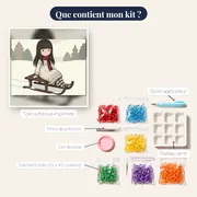 Gorjuss sur traîneau enneigé – contenu du kit
