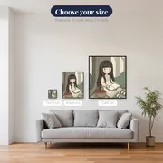 Gorjuss Girl Reading Beneath Oak – available sizes