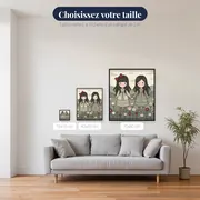 Deux Amies Gorjuss dans les Fleurs – tailles disponibles