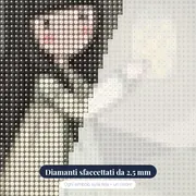 Gorjuss con barattolo di stelle – primo piano dei diamanti