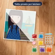 Gorjuss sul Pontile con Veliero – kit pronto per iniziare