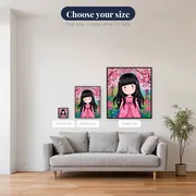 Gorjuss Girl Under Cherry Blossoms – available sizes