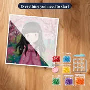 Gorjuss Girl Under Cherry Blossoms – kit ready to start