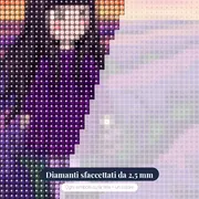 Gorjuss nella lavanda al tramonto – primo piano dei diamanti
