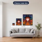 Gorjuss Halloween Pumpkin Witch – available sizes