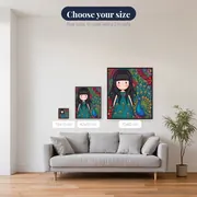 Gorjuss Girl and Peacock Garden – available sizes