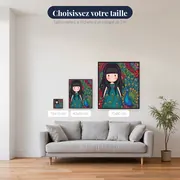 Fille Gorjuss et Paon – tailles disponibles