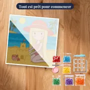 Gorjuss et son château de sable – kit prêt à commencer