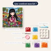 Gorjuss au jardin fleuri – contenu du kit