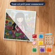 Gorjuss au jardin fleuri – kit prêt à commencer