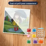 Gorjuss saute dans les flaques – kit prêt à commencer