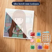 Gorjuss Mädchen am Eiswagen – Set bereit zum Loslegen