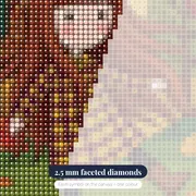 Gorjuss Autumn Leaf Kicker – diamond close-up