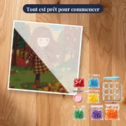 Gorjuss aux feuilles dorées – kit prêt à commencer