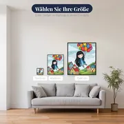 Gorjuss Mädchen mit Luftballons – verfügbare Größen