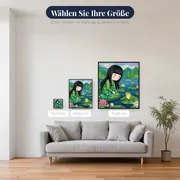 Gorjuss Mädchen am Seerosenteich – verfügbare Größen