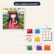Cueillette de fraises au jardin – contenu du kit