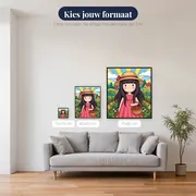 Gorjuss meisje met aardbeien – beschikbare formaten