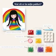 Meisje op een Regenboogwolk – inhoud van het pakket