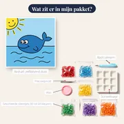 Vrolijke Blauwe Walvis – inhoud van het pakket