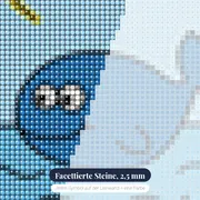 Lächelnde Blaue Walfreude – Nahaufnahme der Steine