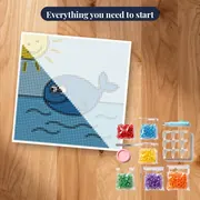 Smiling Blue Whale – kit ready to start