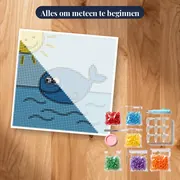 Vrolijke Blauwe Walvis – pakket klaar om te beginnen