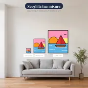 Vela Rossa al Tramonto – misure disponibili