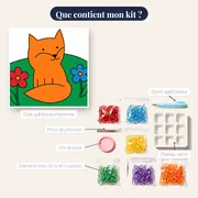 Renard Fleuri Assis – contenu du kit