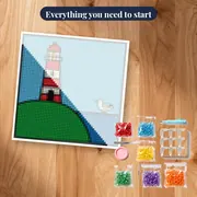 Red and White Lighthouse – kit ready to start
