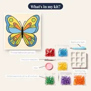 Symmetrical Pop Art Butterfly – kit contents